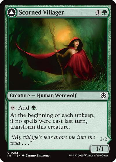 Scorned Villager (Innistrad Remastered) Light Play Foil