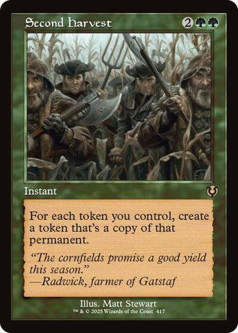 Second Harvest (Retro Frame) (Innistrad Remastered) Near Mint