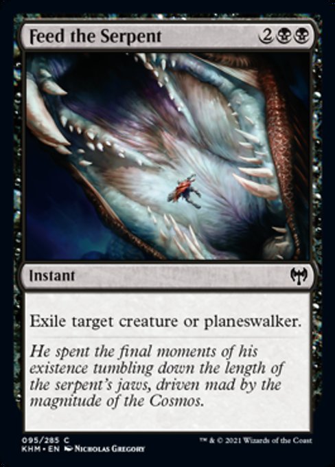 Feed the Serpent (Kaldheim) Near Mint Foil