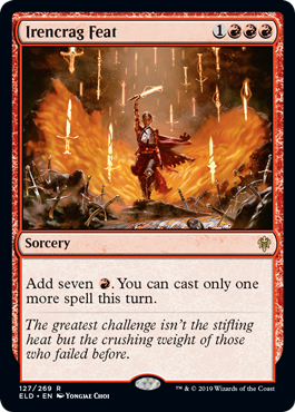 Irencrag Feat (Throne of Eldraine) Near Mint Foil