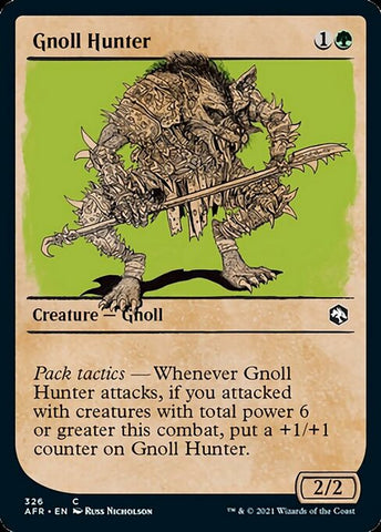 Gnoll Hunter (Showcase) (Adventures in the Forgotten Realms) Near Mint