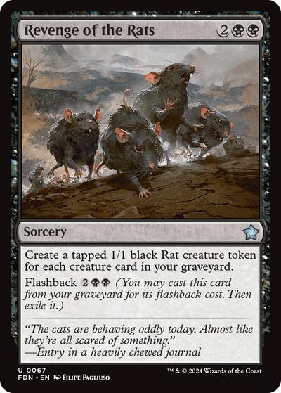 Revenge of the Rats (Foundations) Near Mint Foil