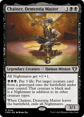 Chainer, Dementia Master (Commander Masters) Near Mint