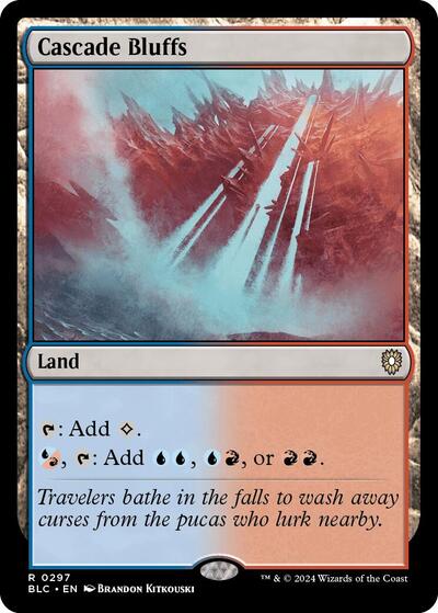 Cascade Bluffs (Commander: Bloomburrow) Near Mint