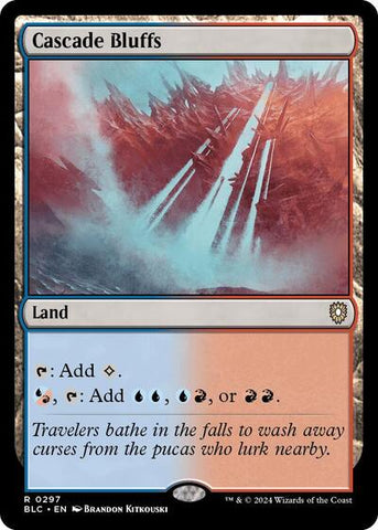 Cascade Bluffs (Commander: Bloomburrow) Near Mint