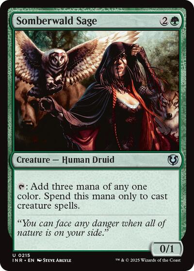 Somberwald Sage (Innistrad Remastered) Light Play Foil