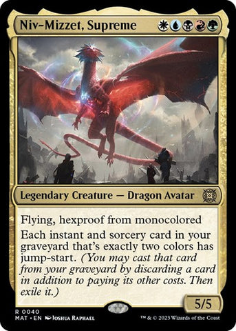 Niv-Mizzet, Supreme (March of the Machine: The Aftermath) Near Mint Foil