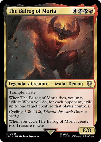 The Balrog of Moria (Commander: The Lord of the Rings: Tales of Middle-earth) Near Mint