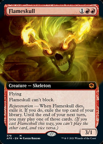 Flameskull (Extended Art) (Adventures in the Forgotten Realms) Near Mint