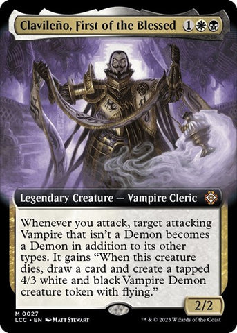 Clavileno, First of the Blessed (Extended Art) (Commander: The Lost Caverns of Ixalan) Near Mint Foil