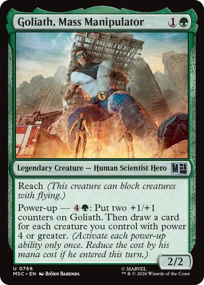 Goliath, Mass Manipulator (Commander: Marvel Super Heroes) Near Mint
