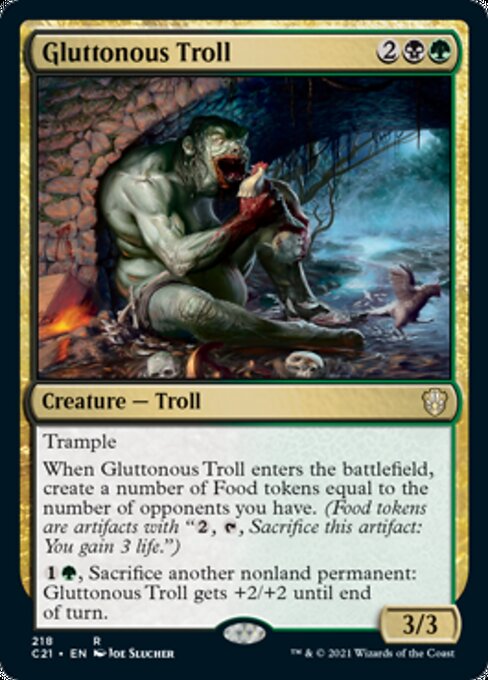 Gluttonous Troll (Commander 2021 Strixhaven) Near Mint