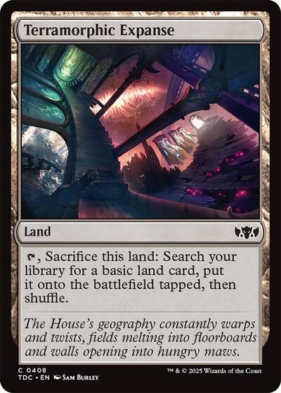Terramorphic Expanse (Commander: Tarkir: Dragonstorm) Near Mint