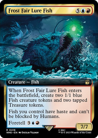 Frost Fair Lure Fish (Extended Art) (Universes Beyond: Doctor Who) Near Mint Foil