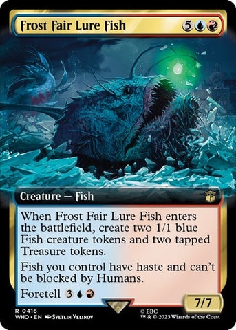 Frost Fair Lure Fish (Extended Art) (Universes Beyond: Doctor Who) Near Mint Foil