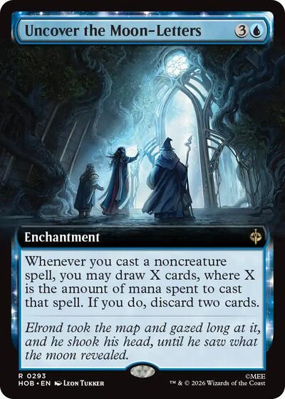 Uncover the Moon-Letters (Extended Art) (The Hobbit) Near Mint Foil