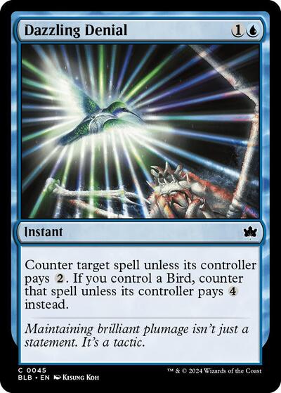 Dazzling Denial (Bloomburrow) Near Mint Foil