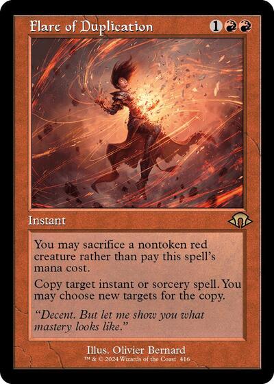 Flare of Duplication (Retro Frame) (Modern Horizons 3) Near Mint
