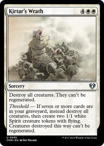 Kirtar's Wrath (Commander Masters) Near Mint