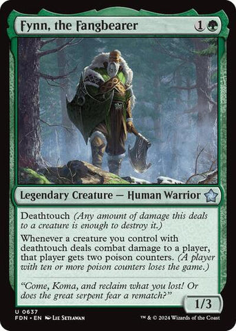 Fynn, the Fangbearer (Foundations) Near Mint