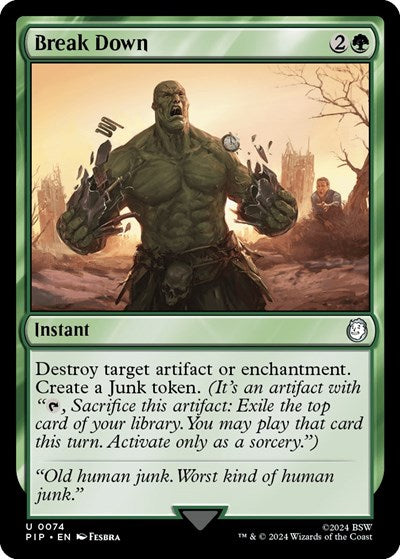 Break Down (Universes Beyond: Fallout) Near Mint