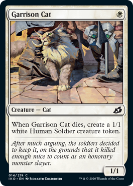 Garrison Cat (Ikoria: Lair of Behemoths) Near Mint Foil