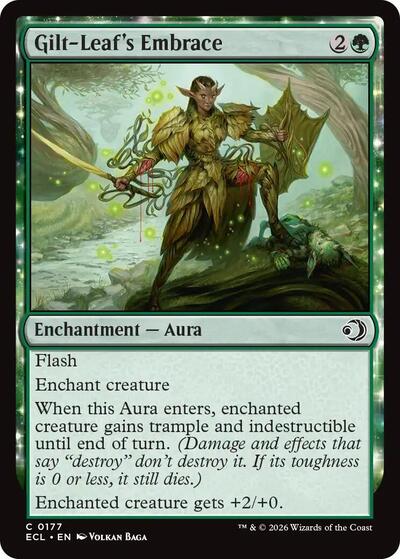 Gilt-Leaf's Embrace (Lorwyn Eclipsed) Near Mint Foil