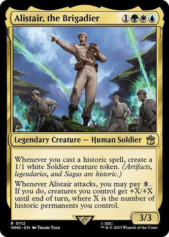 Alistair, the Brigadier (Universes Beyond: Doctor Who) Near Mint