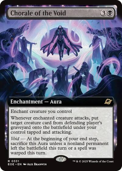 Chorale of the Void (Extended Art) (Edge of Eternities) Near Mint