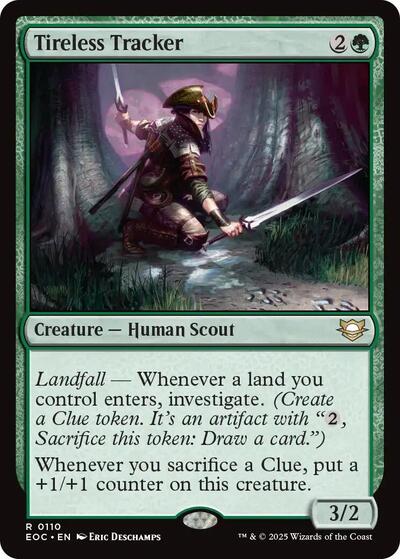 Tireless Tracker (Commander: Edge of Eternities) Near Mint
