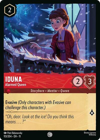 Iduna - Alarmed Queen (Winterspell) Near Mint