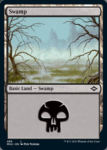 Swamp (486) (Modern Horizons 2) Near Mint Foil