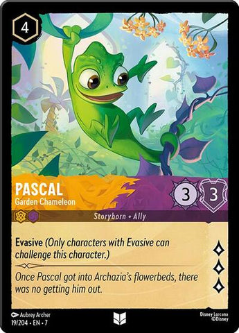 Pascal - Garden Chameleon (Archazia's Island) Near Mint