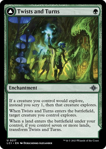 Twists and Turns (The Lost Caverns of Ixalan) Near Mint Foil