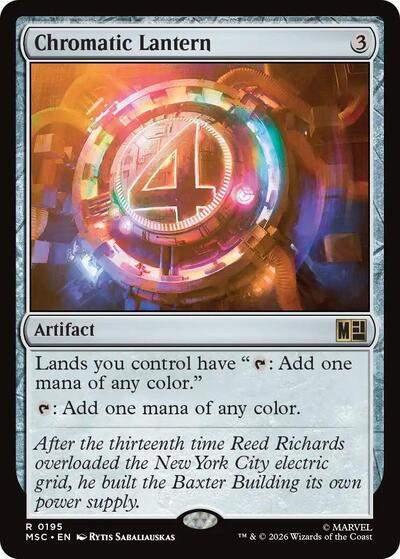 Chromatic Lantern (Surge Foil) (Commander: Marvel Super Heroes) Near Mint Foil