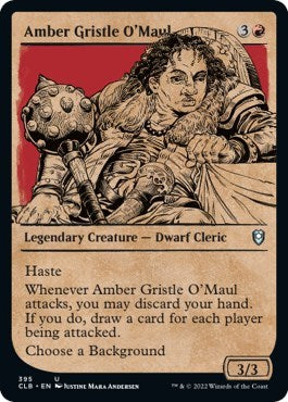Amber Gristle O'Maul (Showcase) (Commander Legends: Battle for Baldur's Gate) Near Mint Foil