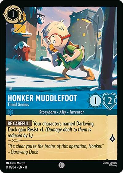 Honker Muddlefoot - Timid Genius (Winterspell) Near Mint Cold Foil