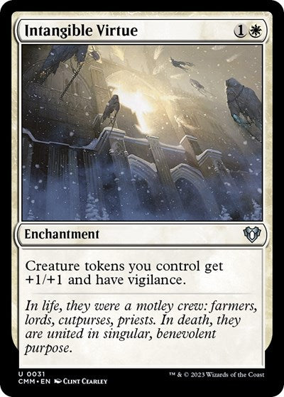 Intangible Virtue (Commander Masters) Near Mint Foil