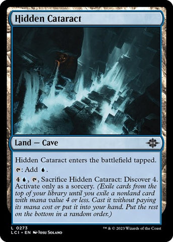 Hidden Cataract (The Lost Caverns of Ixalan) Near Mint Foil