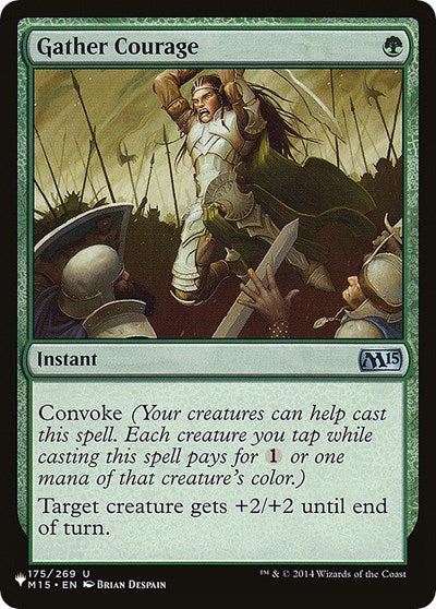 Gather Courage (The List) Near Mint