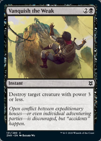 Vanquish the Weak (Zendikar Rising) Near Mint Foil