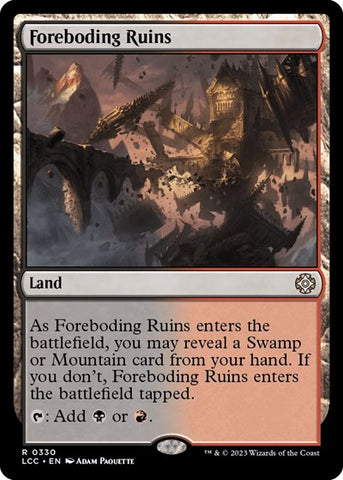 Foreboding Ruins (Commander: The Lost Caverns of Ixalan) Near Mint