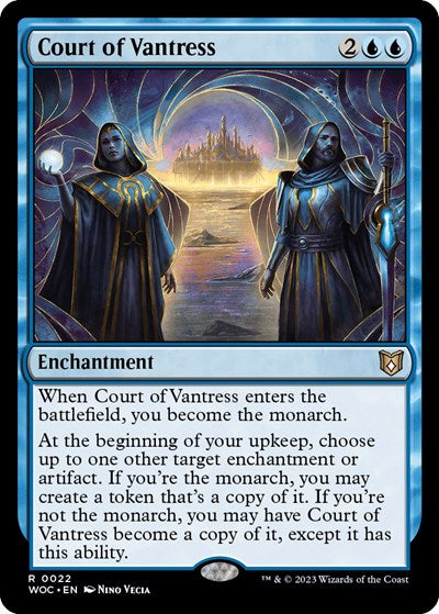 Court of Vantress (Commander: Wilds of Eldraine) Near Mint Foil