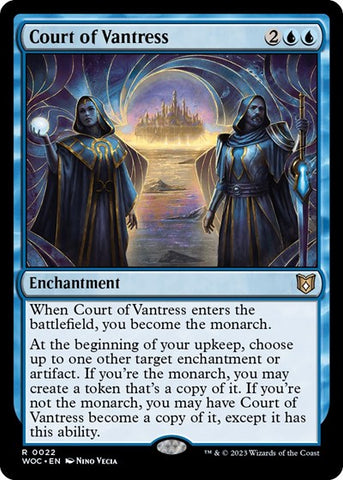 Court of Vantress (Commander: Wilds of Eldraine) Near Mint Foil