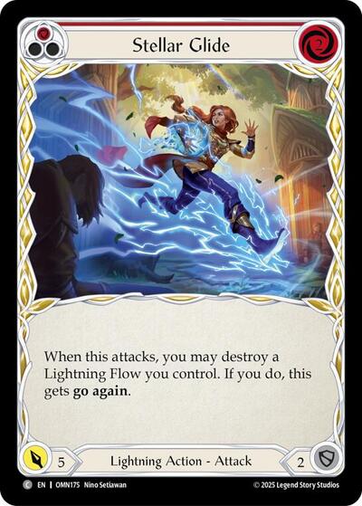 Stellar Glide (Red) (Omens of the Third Age) Near Mint Foil