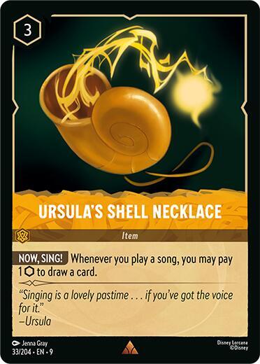 Ursula's Shell Necklace (Fabled) Near Mint Cold Foil