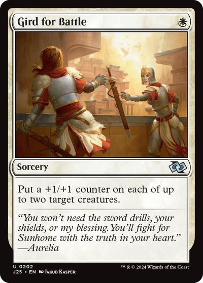 Gird for Battle (Foundations Jumpstart) Near Mint