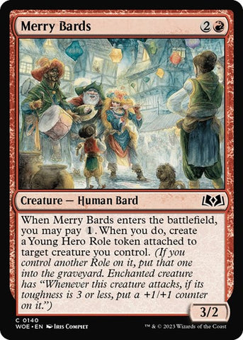 Merry Bards (Wilds of Eldraine) Near Mint