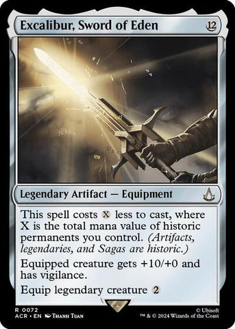 Excalibur, Sword of Eden (Universes Beyond: Assassin's Creed) Near Mint Foil