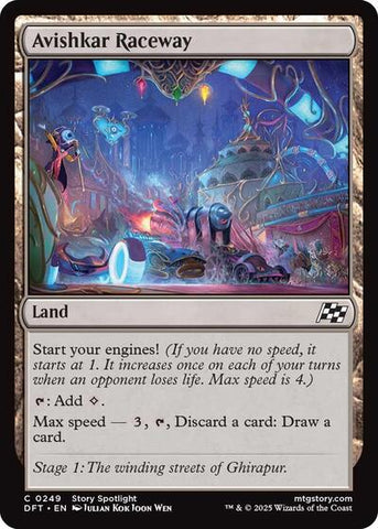 Avishkar Raceway (Aetherdrift) Near Mint Foil
